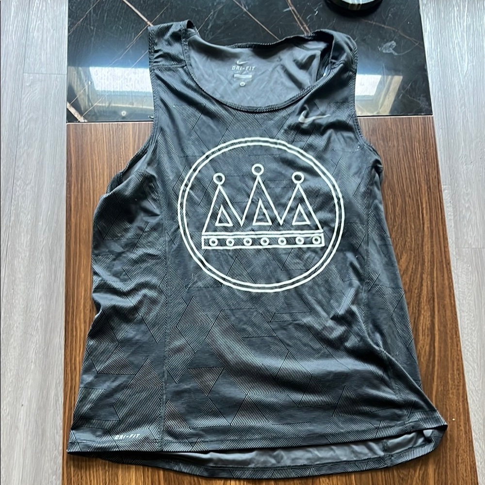 Nike Black Crown Graphic Tank Top